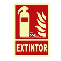 Знак Normaluz Extintor PVC (21 x 30 cm) цена и информация | Картины | 220.lv