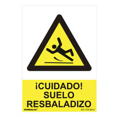 Zīme Normaluz Cuidado suelo resbaladizo, PVC (30 x 40 cm) cena un informācija | Gleznas | 220.lv