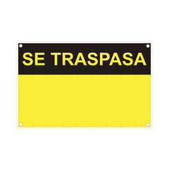 Знак Normaluz Se Traspasa PVC (35 x 45 cm) цена и информация | Декоративные наклейки | 220.lv