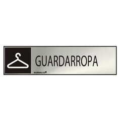 Zīme Normaluz Guardarropa (5 x 20 cm) cena un informācija | Dekoratīvās uzlīmes | 220.lv