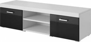 Cama TV galds, balts/melns cena un informācija | TV galdiņi | 220.lv