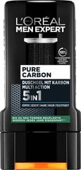 Dušas želeja L'OREAL Men Expert Pure Carbon, 250 ml cena un informācija | Dušas želejas, eļļas | 220.lv