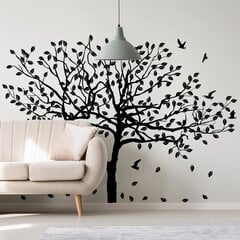 Vinila sienas uzlīmes koks ar lapotnes interjera dekoru - 200 x 144 cm cena un informācija | Dekoratīvās uzlīmes | 220.lv