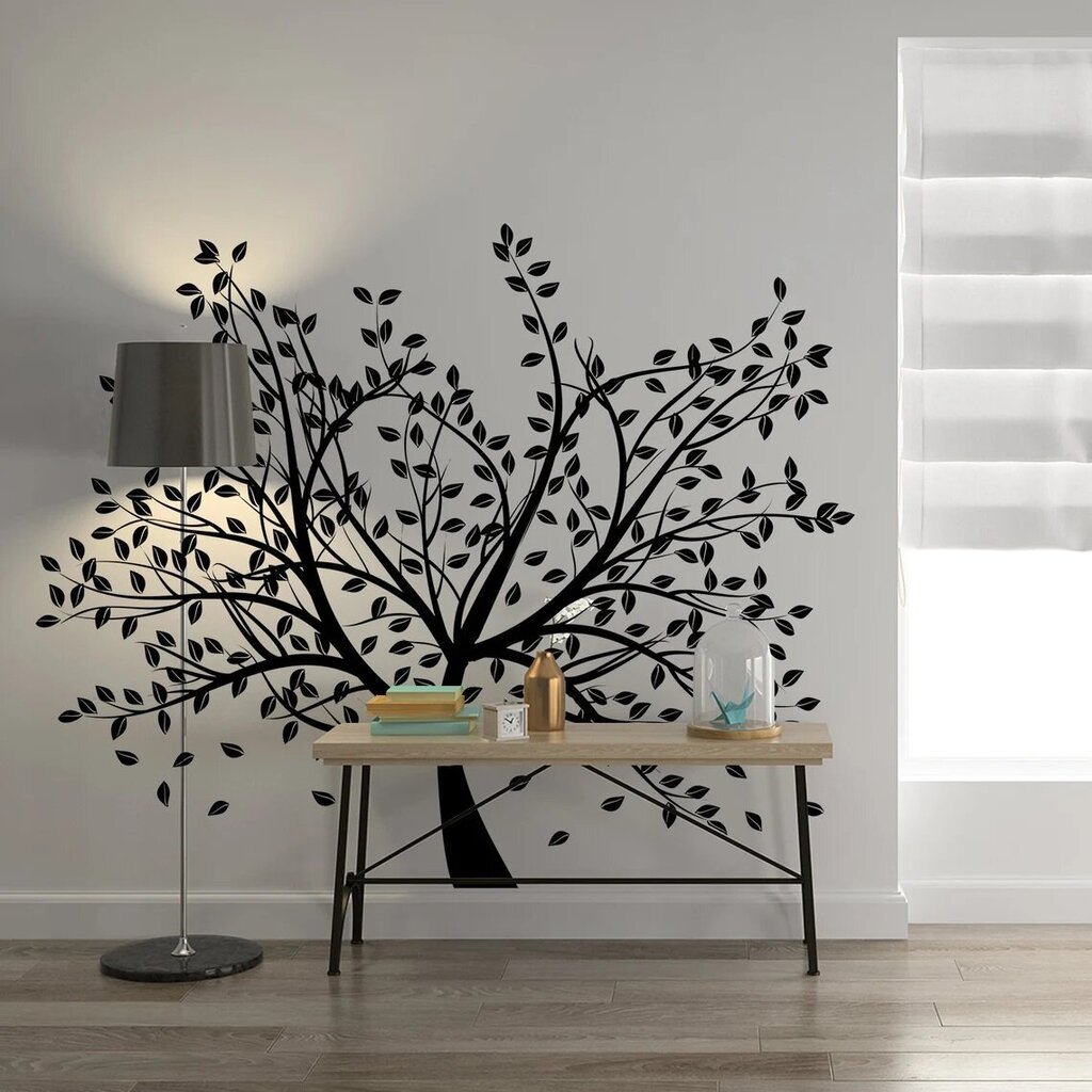 Vinila sienas uzlīme Tree Botanical Interjera dekors - 115 x 140 cm cena un informācija | Dekoratīvās uzlīmes | 220.lv