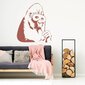 Vinila rozā sienas uzlīme Banksy Masked Gorilla interjera dekors — 60 х 53 cm cena un informācija | Dekoratīvās uzlīmes | 220.lv