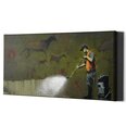 Sienas druka Audekls Banksy Graffiti Street Cleaner Interjera dekors — 40 x 60 cm