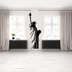 Vinila sienas uzlīme Brīvības statujas Ņujorkas interjera dekors - 180 x 63 cm cena un informācija | Dekoratīvās uzlīmes | 220.lv
