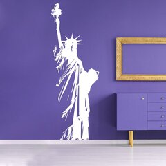 Vinila balta sienas uzlīme Brīvības statujas Ņujorkas interjera dekors - 180 x 63 cm cena un informācija | Dekoratīvās uzlīmes | 220.lv