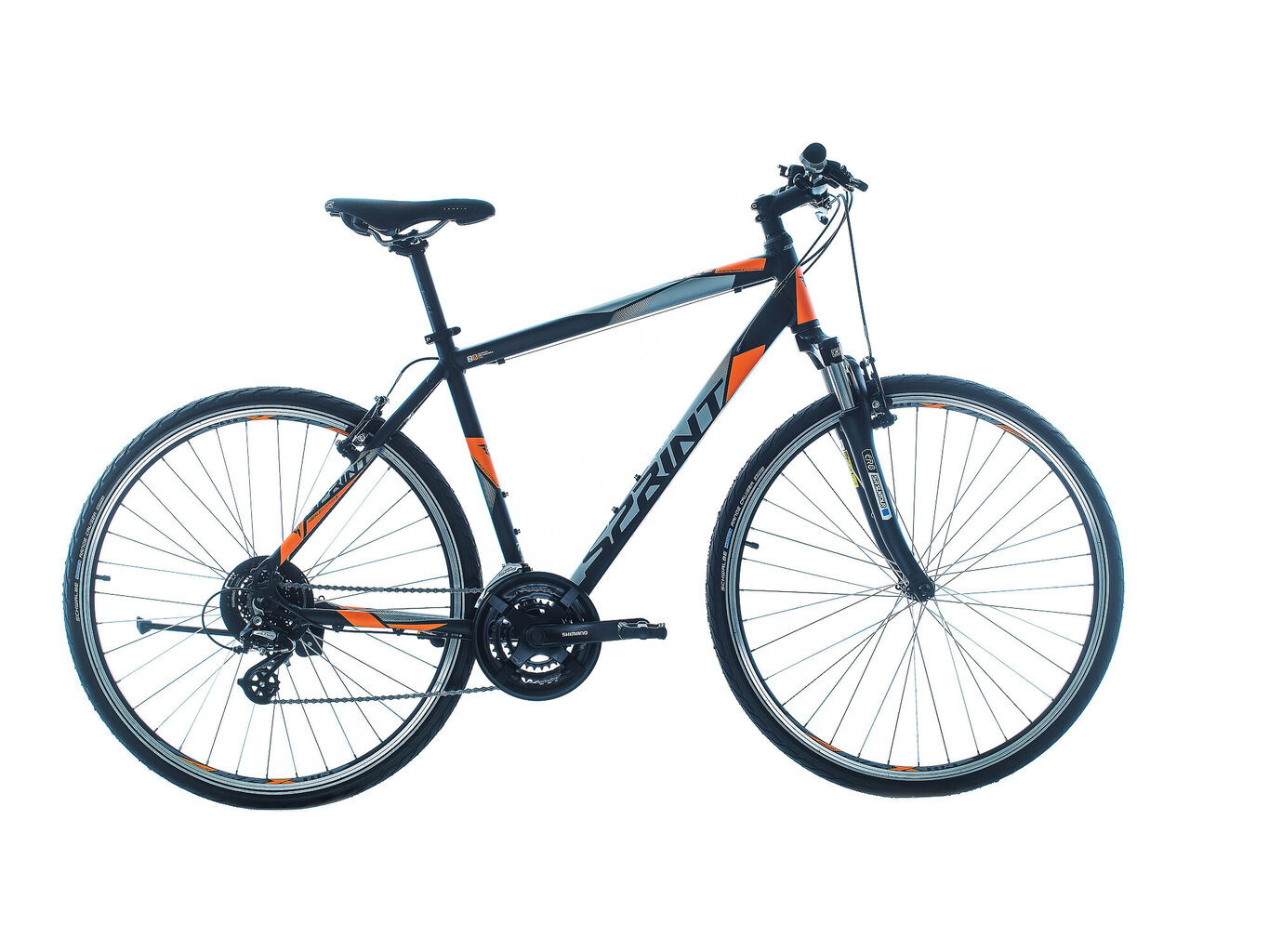 Velosipēds 28 Sprint SINTERO MAN 52cm BLKMatt BK21S10390 cena un informācija | Velosipēdi | 220.lv