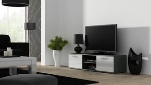 Cama TV galds, pelēks/balts cena un informācija | TV galdiņi | 220.lv