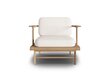 Āra krēsls Calme Jardin Belize, balts cena un informācija | Dārza krēsli | 220.lv