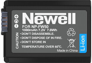 Akumulators kamerai Newell, Sony NP-FW50 cena un informācija | Akumulatori fotokamerām | 220.lv