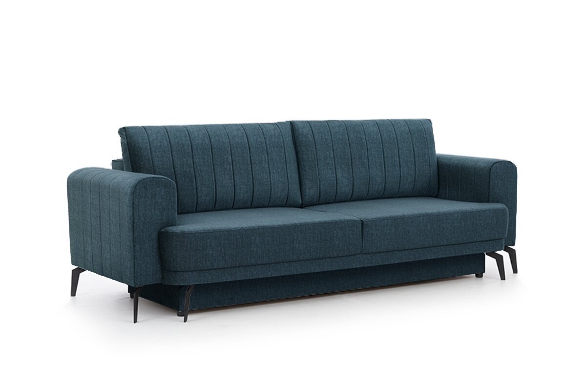 Dīvāns Bogart Luzano, zils cena un informācija | Dīvāni | 220.lv