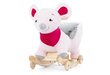 Mīksta šūpojoša rotaļlieta Pele, rozā cena un informācija | Rotaļlietas zīdaiņiem | 220.lv