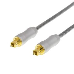 Deltaco audio kabelis, 5 m cena un informācija | Kabeļi un vadi | 220.lv