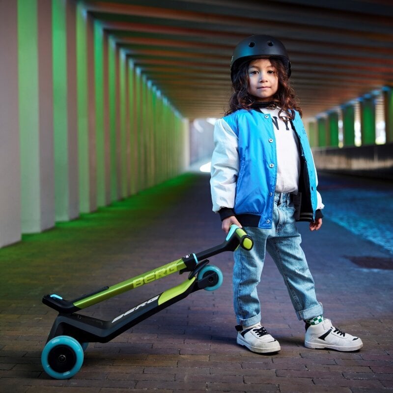 BERG bērnu trīsriteņu skrejritenis NEXO 2+ LED fona apgaismojums цена и информация | Skrejriteņi | 220.lv