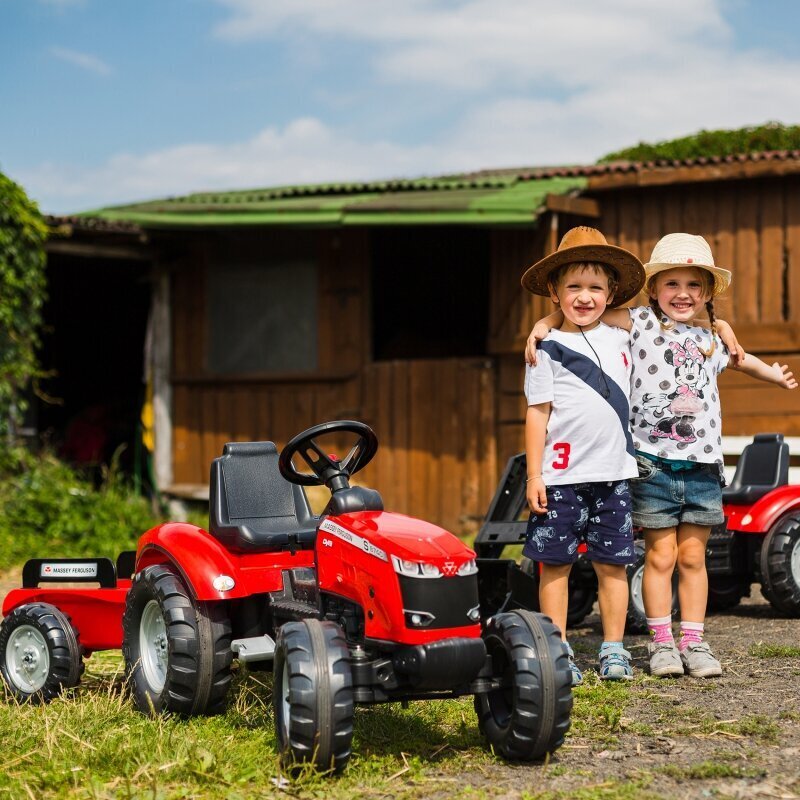 FALK Red Massey Ferguson pedāļu traktors ar piekabi no 3 gadiem цена и информация | Rotaļlietas zēniem | 220.lv