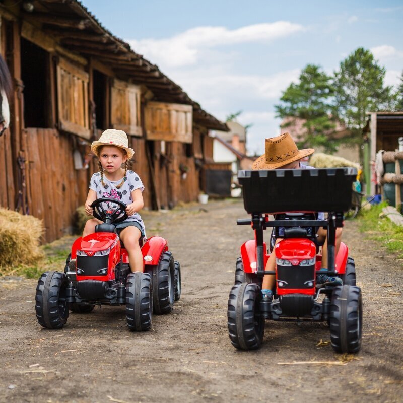 FALK Red Massey Ferguson pedāļu traktors ar piekabi no 3 gadiem цена и информация | Rotaļlietas zēniem | 220.lv