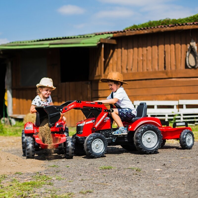 FALK Red Massey Ferguson pedāļu traktors ar piekabi no 3 gadiem цена и информация | Rotaļlietas zēniem | 220.lv