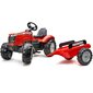 FALK Red Massey Ferguson pedāļu traktors ar piekabi no 3 gadiem цена и информация | Rotaļlietas zēniem | 220.lv