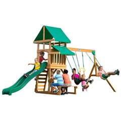 Pagalma Discovery Belmont koka rotaļu laukums 6in1 cena un informācija | Bērnu rotaļu laukumi, mājiņas | 220.lv