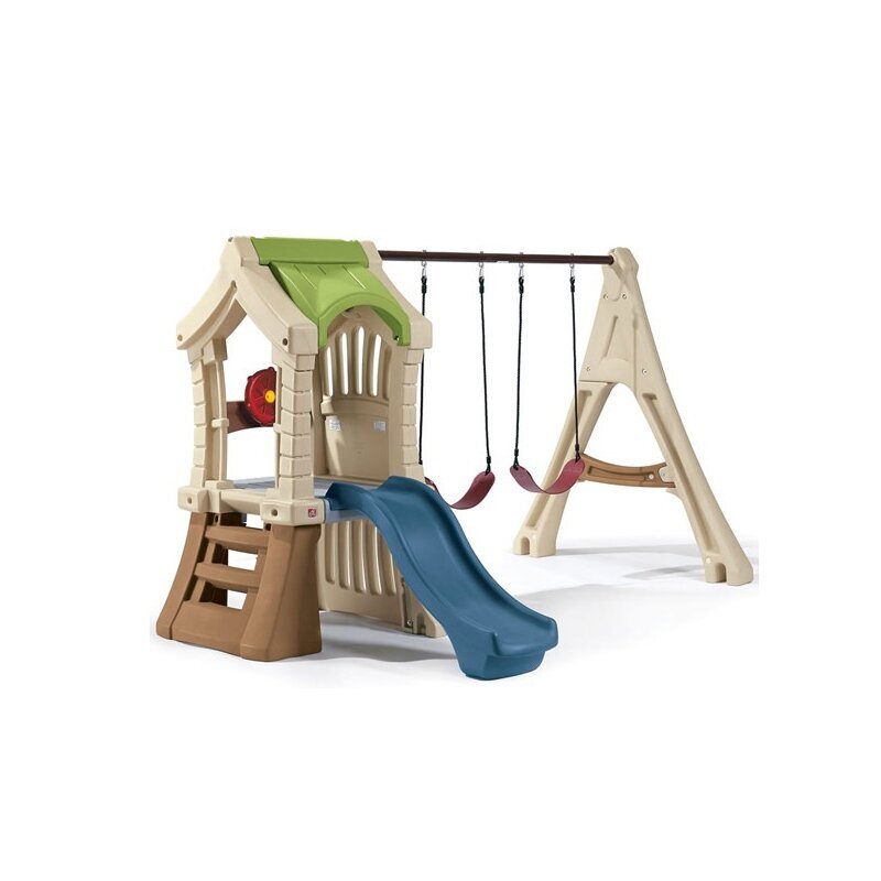 Step2 Tornis ar šūpolēm Rotaļu laukuma slidkalniņš цена и информация | Bērnu rotaļu laukumi, mājiņas | 220.lv