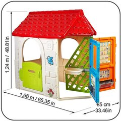 Feber dārza māja ar virpuļdurvīm + 6 rotaļu laukumiem цена и информация | Детские игровые домики | 220.lv
