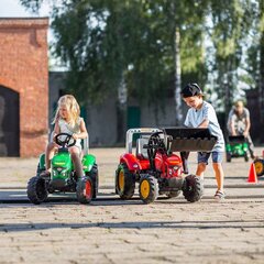 FALK Traktor Red pedāļa kompresors ar piekabi no 3 gadiem cena un informācija | Rotaļlietas zēniem | 220.lv