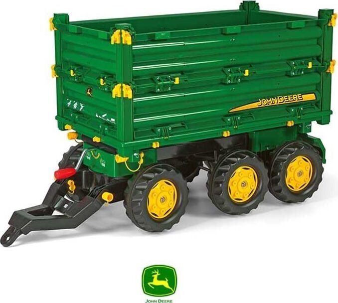 Rolly Toys Rolly Multi John Deere 3 asu pašizgāzēja piekabe cena un informācija | Rotaļlietas zēniem | 220.lv