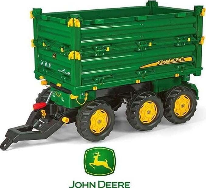 Rolly Toys Rolly Multi John Deere 3 asu pašizgāzēja piekabe cena un informācija | Rotaļlietas zēniem | 220.lv