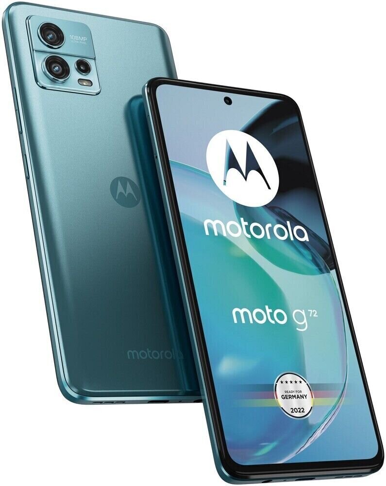 Motorola Moto G72 Dual SIM 6/128GB PAVG0013SE Blue cena un informācija | Mobilie telefoni | 220.lv
