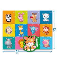 Maxi puzle - Zooloģiskais dārzs(61 x 47cm) cena un informācija | Attīstošās rotaļlietas | 220.lv