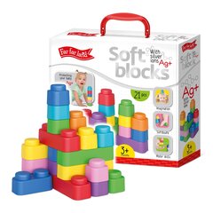 Набор силиконовых мягких блоков (21 элемент) цена и информация | Развивающие игрушки | 220.lv