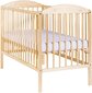 Bērnu gultiņa, 124x65x92 cm cena un informācija | Zīdaiņu gultas | 220.lv