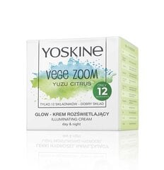 Izgaismojošs sejas krēms Yoskine Vege Zoom Yuzu Citrus, 50 ml cena un informācija | Sejas krēmi | 220.lv