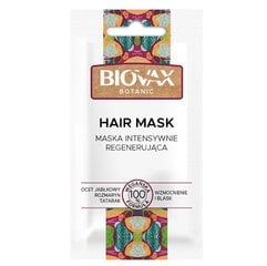 Intensīvi atjaunojoša matu maska ​​ar ābolu etiķi L'biotica Biovax Botanic Hair Mask, 20 ml cena un informācija | Kosmētika matu stiprināšanai | 220.lv