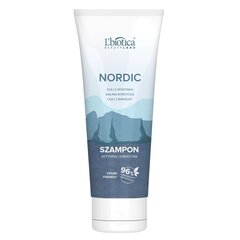 Matu šampūns ar smiltsērkšķu eļļu un ziemeļu avenēm L'Biotica Beauty Land Nordic, 200 ml cena un informācija | Šampūni | 220.lv