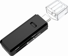 Platinet кардридер  microSD/SD USB-C (45282) цена и информация | USB накопители | 220.lv