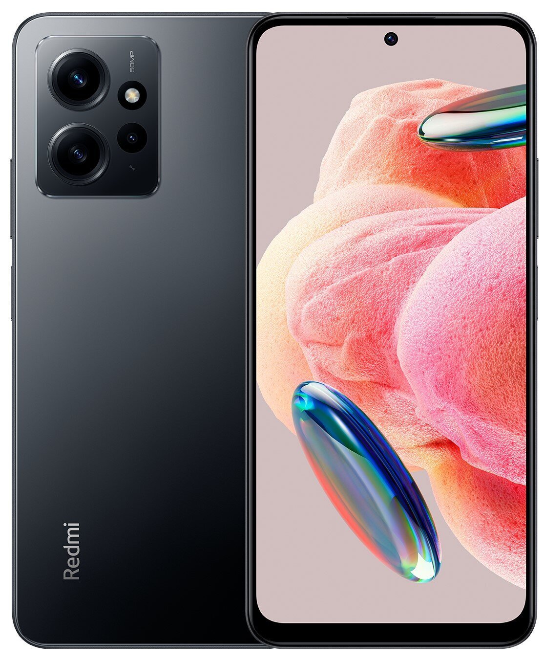 Телефон Xiaomi Redmi Note 12 4/128GB Onyx Gray MZB0DLZEU цена | 220.lv