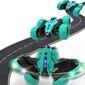 RC triku automašīna ar mūziku, LED gaismām un dūmu efektu Tumbling Stunt Car цена и информация | Rotaļlietas zēniem | 220.lv