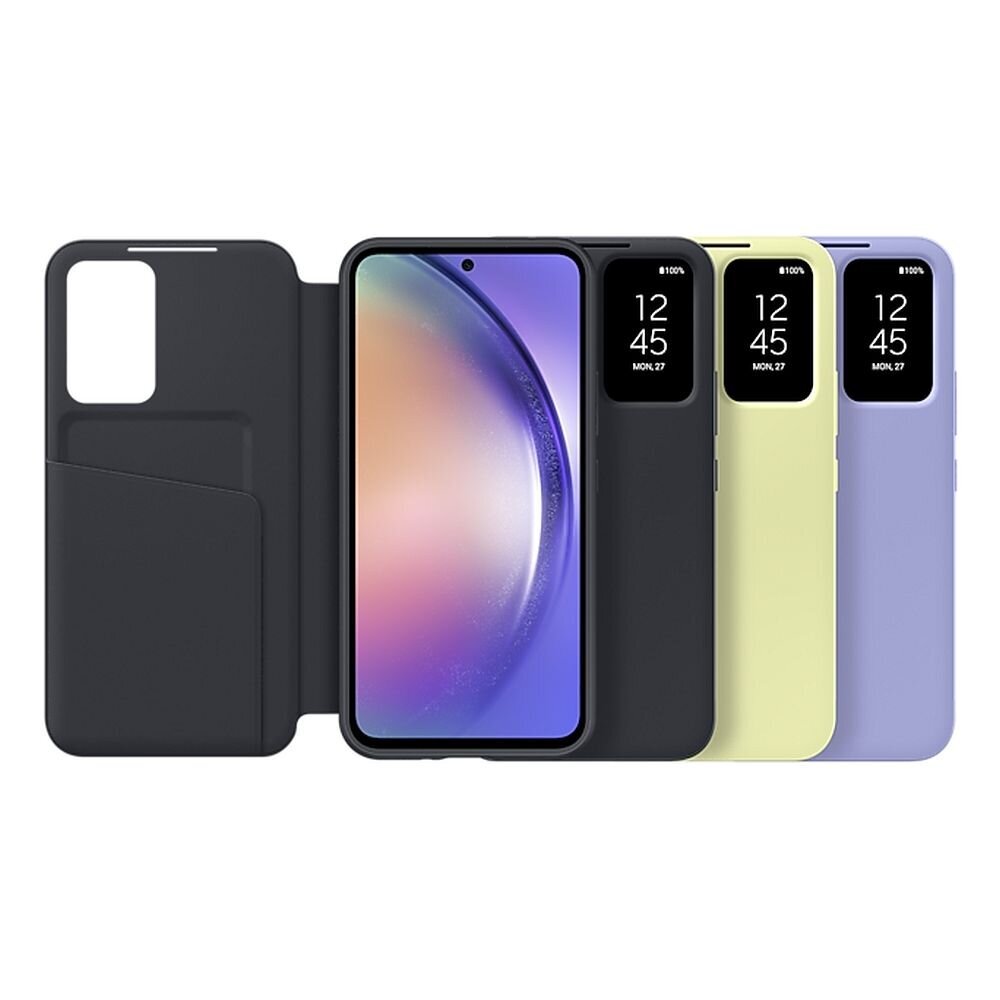 Futrālis Smart View Wallet Case Samsung Galaxy A54, Melns cena un informācija | Telefonu vāciņi, maciņi | 220.lv