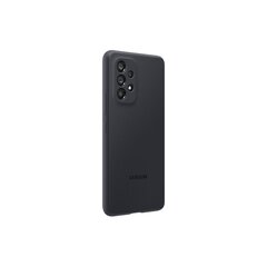 Futrālis Silicone Case Samsung Galaxy A54, Melns cena un informācija | Telefonu vāciņi, maciņi | 220.lv