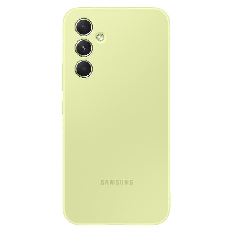 Futrālis Silicone Case Samsung Galaxy A54, Dzeltens cena un informācija | Telefonu vāciņi, maciņi | 220.lv