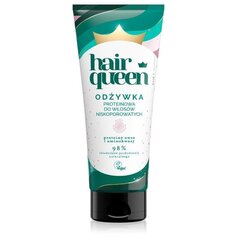 Proteīna kondicionieris mazporainiem matiem Hair Queen, 200 ml цена и информация | Бальзамы, кондиционеры | 220.lv