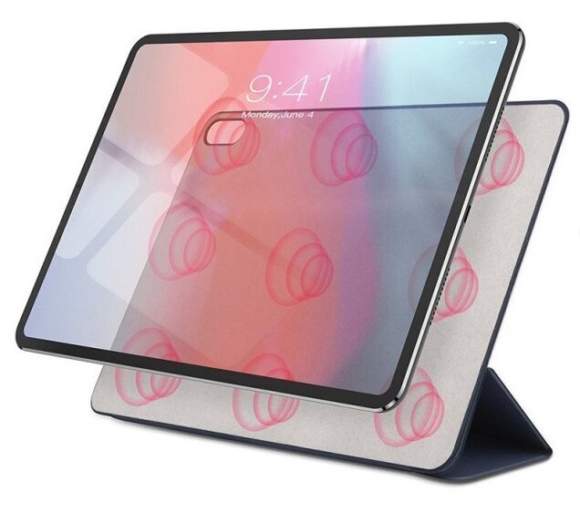Baseus Simplism Y-Type ādas futrālis iPad Pro 11" (2018) zils cena un informācija | Somas, maciņi | 220.lv