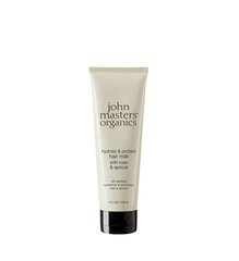 Молочко для волос с розами и абрикосами John Masters Organics, 118 мл цена и информация | Средства для укрепления волос | 220.lv