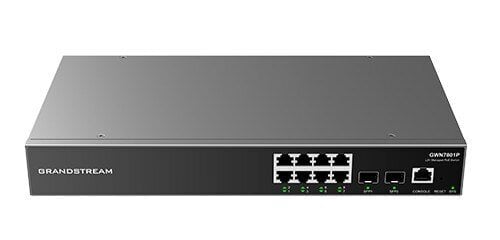 Grandstream GWN 7801 8GE 2SFP slēdzis L2+ cena un informācija | Komutatori (Switch) | 220.lv