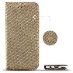 Hallo Book Case Grāmatveida maks telefonam Samsung Galaxy A54, zeltains cena un informācija | Telefonu vāciņi, maciņi | 220.lv