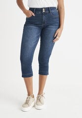 Женские джинсы 3/4 JUDY, синий цвет цена и информация | Джинсы | 220.lv
