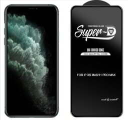 Fusion D-Pro Curved Edge aizsargstikls pilnam ekrānam telefonam Apple iPhone 14 melns cena un informācija | Ekrāna aizsargstikli | 220.lv